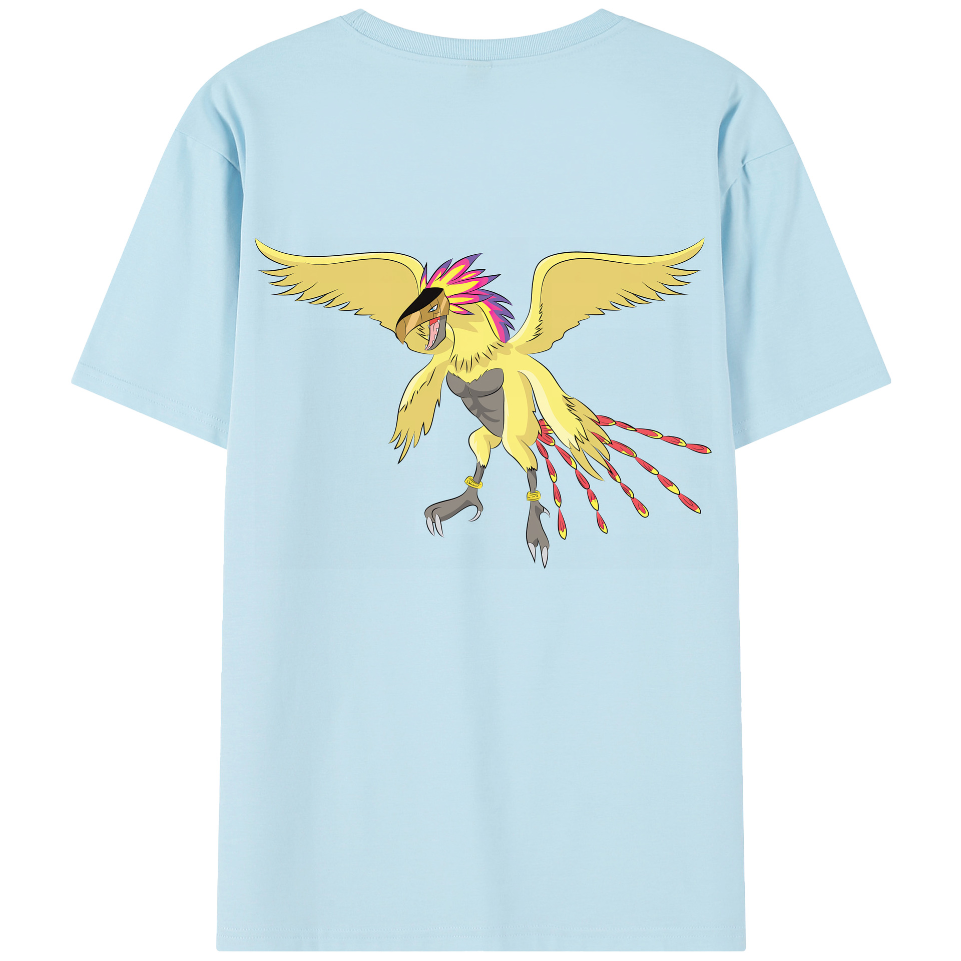 （画像用） Digimon デジタルモンスター/デジモン 綿100％半袖Tシャツ（背面プリント）